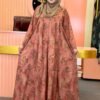 Nayra Floral Pleated Abaya