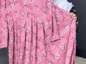 New Rose Print Pink Gaoun